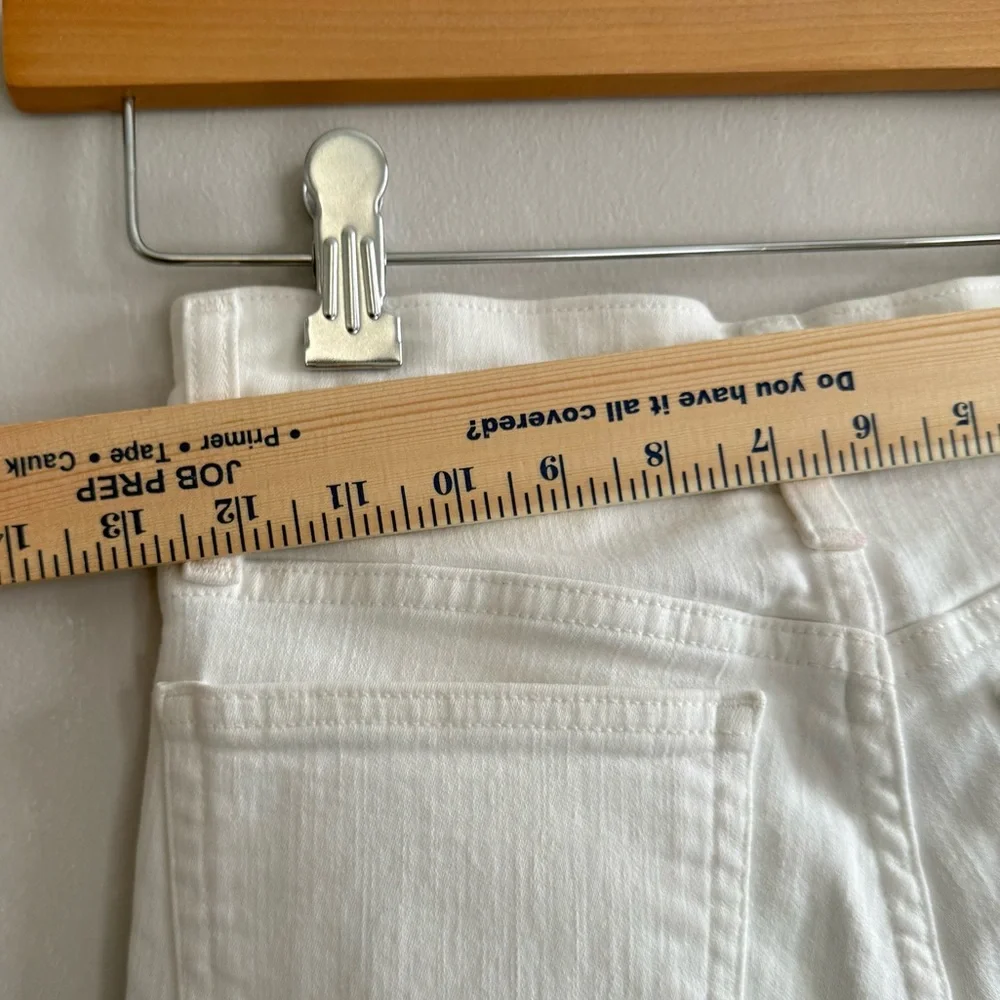 J. Crew White Skinny High-Rise 9”Toithpick Jeans Women size 25 P